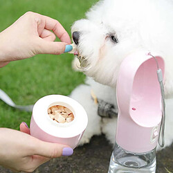 Universal Portable chien bouteille d'eau potable pour animaux domestiques bol d'éleveur pour voyager en plein air boisson d'élevage pour chiens distributeur d'eau pour animaux domestiques |