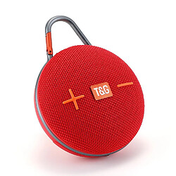 Yonis Enceinte Bluetooth Portable LED Son 360° TWS FM Enceinte Bluetooth Portable LED Son 360° TWS FM Radio Micro SD USB Rouge YONIS