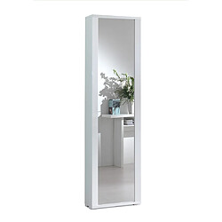 Kiamami Valentina COLONNE CONTAINER POLYVALENT MIROIR CADRE BLANCHE 