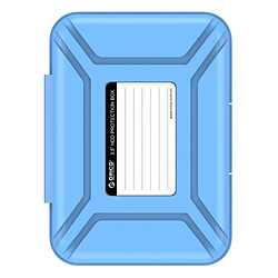 Wewoo Boîtier disque dur bleu PHX-35 3.5 pouces SATA HDD Case protéger boîte de couverture