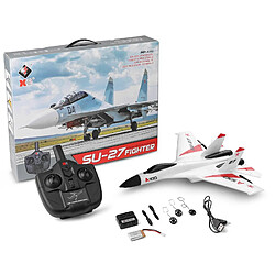 Acheter WLtoys XK A100 Su-27 2.4G Avion RC Sans Noyau Moteur Planeur Avion Jouet Blanc