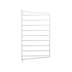 String Montant latéral mural - Ensemble de 2 - 50 x 30 cm - blanc 