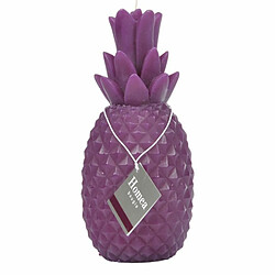 Paris Prix Bougie Déco Ananas Tropical 20cm Violet