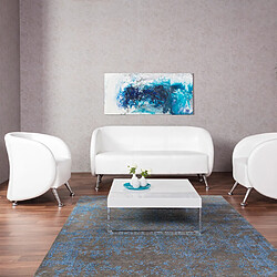 Avis Fauteuil lounge / fauteuil club ST. LUCIA en similicuir blanc hjh OFFICE