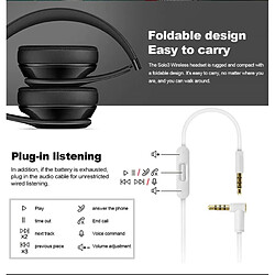 GUPBOO Casque Bluetooth sans fil avec micro et basses profondes pas cher