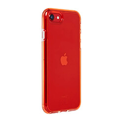 QDOS Coque pour iPhone SE / 8 / 7 / 6S/ 6 NEON avec Bumper Rouge