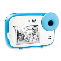 AGFA PHOTO Realikids Instant Cam - Appareil Photo Instantané pour Enfant, Photo / Video, Ecran LCD 2,4', Port micro SD, Batterie Lithium, Miroir Selfie et filtre photo - Bleu 