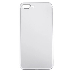 Wewoo Coque arrière argent pour iPhone 7 Plus couverture arrière + porte-cartes + touche de contrôle du volume + bouton d'alimentation + de vibreur interrupteur muet couvercle du boîtier Assemblée complète pièce détachée 5 en 1