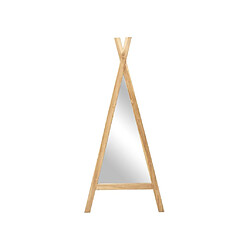 Vente-Unique Miroir enfant tipi en bois de mindi - L. 55 x H. 120 cm - Naturel - BATAM