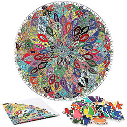 Acheter Universal Copoz Couleur Mandala Puzzle Puzzle Forme Unique Puzzle Adulte Enfant Jouet Cadeau