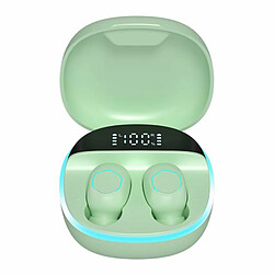 M13 Tws Sans Fil Bluetooth 5.3 Casque Intra-Auriculaire Binaural Stéréo Musique Écouteurs Mini Sport Écouteurs Vert 