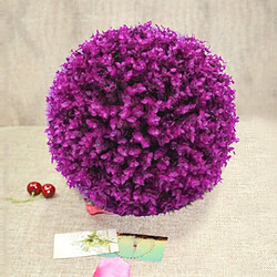 Wewoo Fleurs Artificielles Artificielle Violet Eucalyptus Plante Boule Arbre De Mariage Événement Maison Décoration Extérieure Pendaison Ornement, Diamètre: 7.5 pouce 