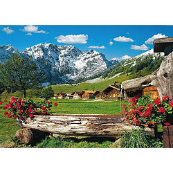 Schmidt Spiele Puzzle Paysage de montagne idyllique, 1000 pcs 