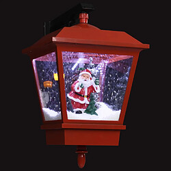 vidaXL Lampe murale de Noël lumières LED et Père Noël Rouge 40x27x45cm pas cher