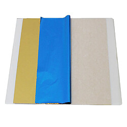 Feuille D'or De Couleur 100Pc Pour La Dorure D'arts Fabriquant La Décoration D'or Bleu pas cher