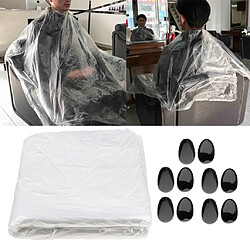 50x Capes De Coiffure Cheveux Imperméables Robes De Coiffure Châle Avec