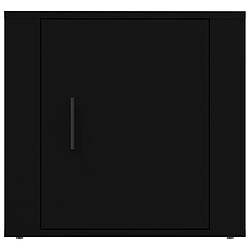 Maison Chic Table de chevet - Table de Nuit Noir 50x39x47 cm pas cher