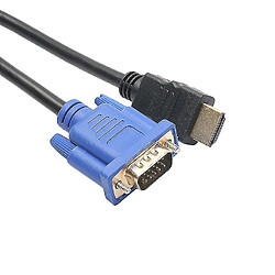 Universal Câble HDMI vers VGA Câble adaptateur HDMI doré mâle vers VGA HD-15 mâle 15 broches pas cher