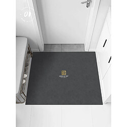 LUUCOZK Tapis de porte avant antidérapant pour entrée intérieure – Motif 1 horizontal-70x100cm 