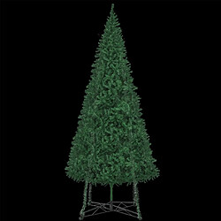 vidaXL Sapin de Noël artificiel avec support 500 cm Vert