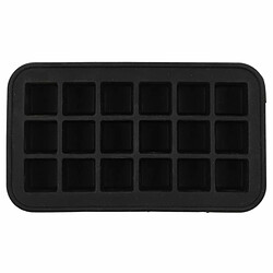 Paris Prix Moule à Glaçons Silicone 18 Cubes 19cm Noir