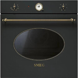 Smeg Anthracite SFP805AO Mécanique Eléctrico Minuterie Grille 72L 3000W Gris