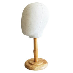 Toile De Table Perruque Mannequin Porte-chapeau Support Affichage Mannequin Modèle Bois Moyen