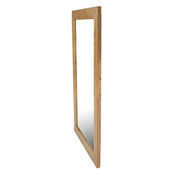 Vente-Unique Miroir rectangulaire en teck clair - 60 x 90 cm - AMLAPURA