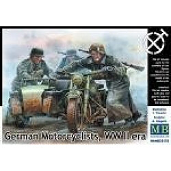 German motorcyclists, WWII era - 1:35e - Master Box Ltd. 