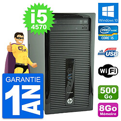 PC Tour HP ProDesk 400 G1 Intel i5-4570 RAM 8Go Disque Dur 500Go Windows 10 Wifi · Occasion 