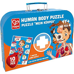 Hape Puzzle Enfant 4 ans Corps Humain 60 Pièces en Bois 