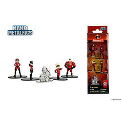 Jada Toys Disney - Pack 5 figurines Diecast Nano Metalfigs Les indestructibles 2 4 cm 