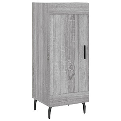 Maison Chic Buffet,Meuble de Rangement,commode pour salon,Cuisine Sonoma gris 34,5x34x90 cm Bois d'ingénierie -MN49952