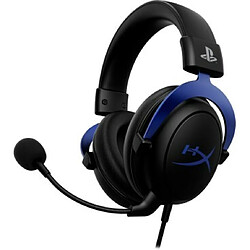 HP HyperX Cloud - Casque pour gaming - PS5-PS4 (noir-bleu)