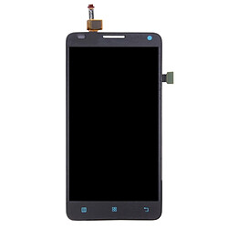 Wewoo Pièce détachée pour Lenovo S580 LCD noir Affichage + Écran Tactile Digitizer Assemblée Remplacement