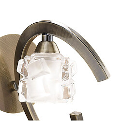 Acheter Luminaire Center Applique murale Ice 1 Ampoule G9 laiton antique