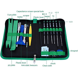 Wewoo Kit d'outil pour téléphone portable / ordinateur 22 en 1 profession Multi-purpose Set d'outils de réparation