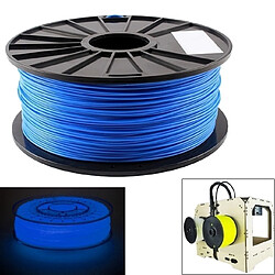 Wewoo Filaments d'imprimante 3D lumineux de bleu PLA 1,75 millimètres, environ 345m