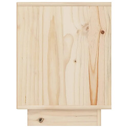 Maison Chic Table de chevet, Table de Nuit, Meuble de Rangement 40x30x40 cm Bois de pin solide pas cher