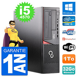 PC Fujitsu Esprimo E920 DT Intel i5-4570 RAM 32Go Disque 1To Windows 10 Wifi · Occasion 