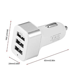 Acheter YYH Universal 3 Adaptateur USB Car Charger 3 Port 2A 2.1A 1A pour le téléphone mobile