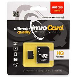 Carte Mémoire Imro 128 Go (Avec Adaptateur carte SD) 