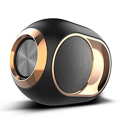 Yonis Speakers Bluetooth Sans Fil 5W Noir+32 Go Haut-parleurs Enceinte Bluetooth 5W Mains-libres USB Carte Micro SD AUX + SD 32Go Noir YONIS