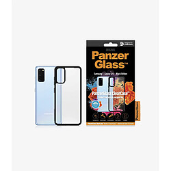 Avis PANZERGLASS - Coque Transparente avec Bord Noir pour Samsung Galaxy S20