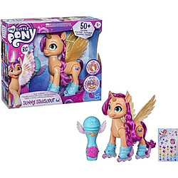 Hasbro MY LITTLE PONY - A New Generation - Sunny Starscout en rollers - jouet 22 - 5 cm télécommande - 50 réactions - lumières et musique