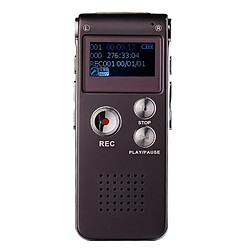 Dictaphone Professionnel USB 8GB Avec Enregistreur Vocal, Lecteur MP3 WAV et Fonction VAR ROM 8 Go Violet YONIS