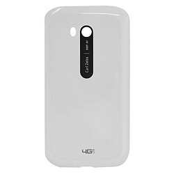 Wewoo Coque arrière blanc pour Nokia Lumia 822 Surface lisse en plastique couvercle du boîtier arrière