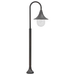 vidaXL Lampadaire de jardin E27 120 cm Aluminium Bronze