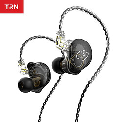 GUPBOO TRN CS2 Dynamic In-Ear Headphones HiFi Music Sports IEM Headphones Casque Câble détachable Câble 2PIN TRN MT1 V90 ST1 CS1 EDX PRO 