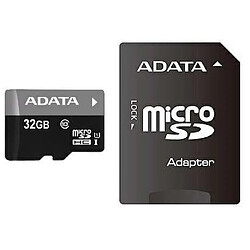 Carte Mémoire Micro SD avec Adaptateur Adata CLASS10 32 GB